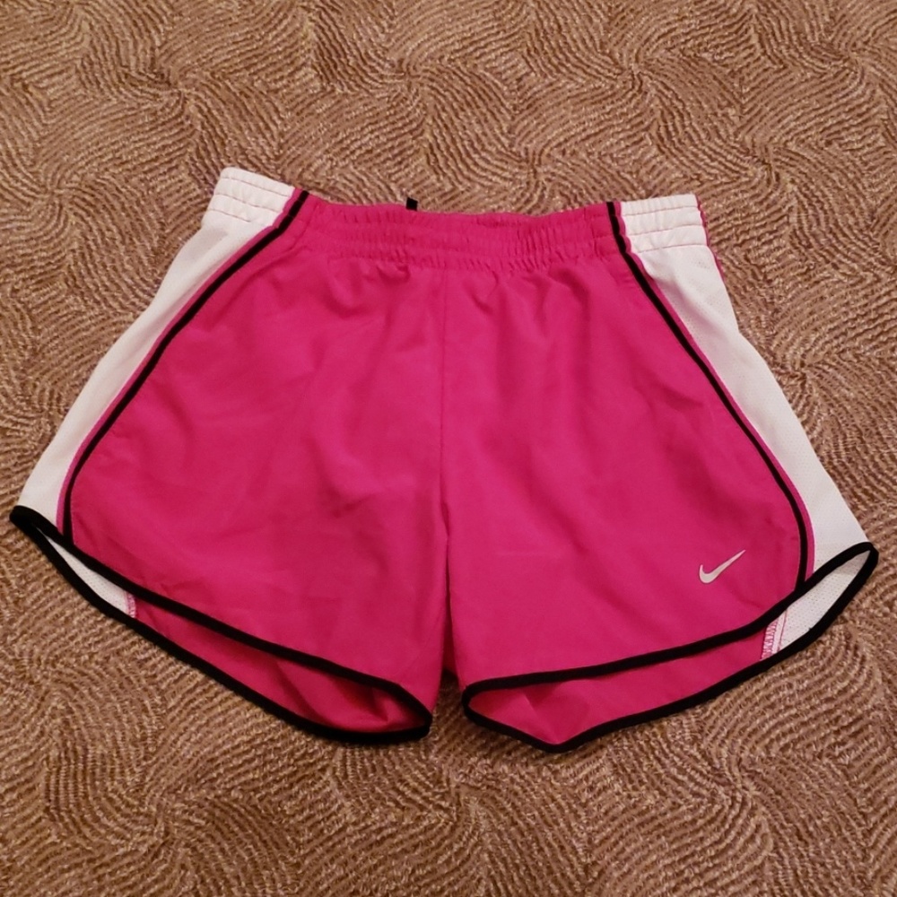 Nike Pink/White Dri-Fit Running Shorts XS